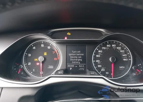 2013 Audi A4 2.0T Premium from USA, damaged, VIN WAUAFAFLXDN043938